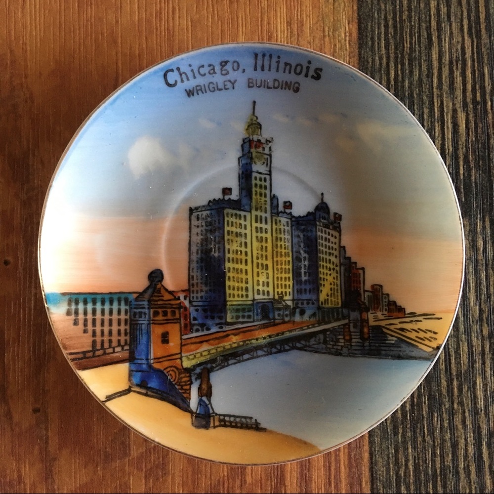Wrigley Building Souvenir Plate